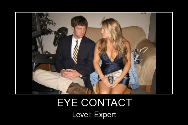 eye contact : draguer avec le regard