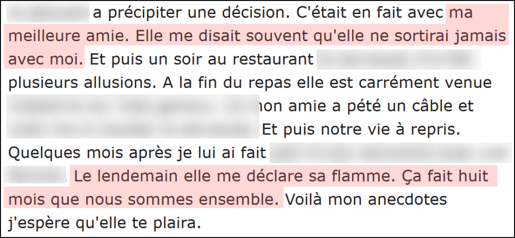 Témoignage Val