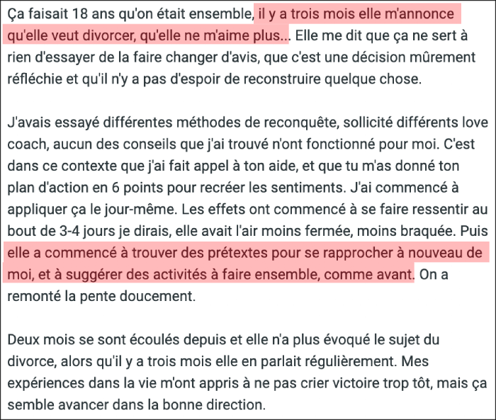 Témoignage Olivier