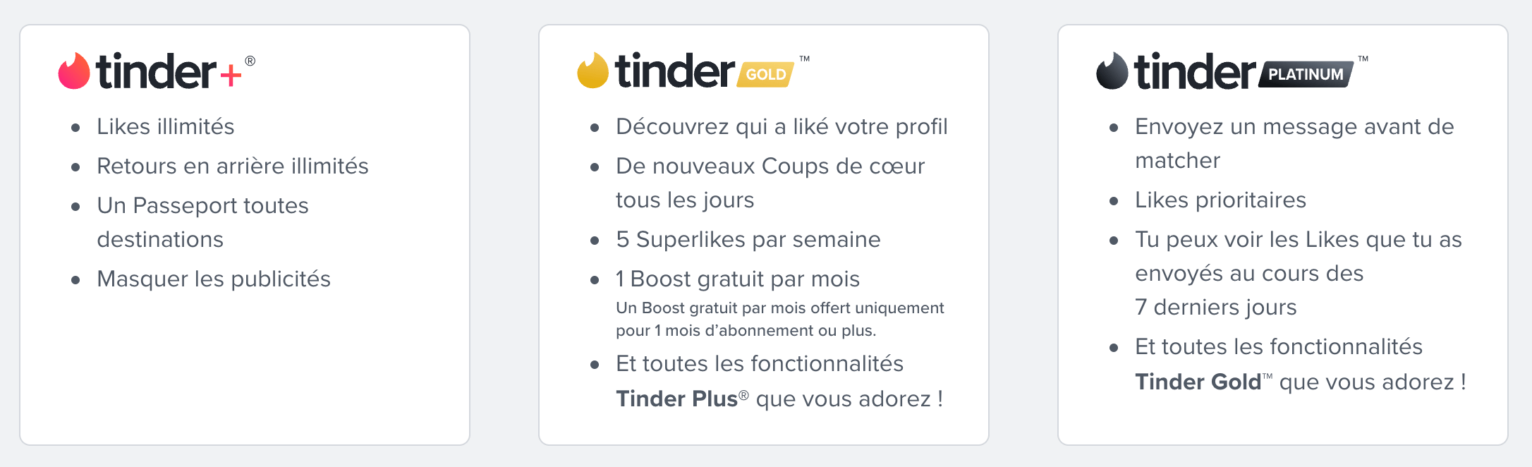 avis tinder match profil sur l'application de rencontres en ligne