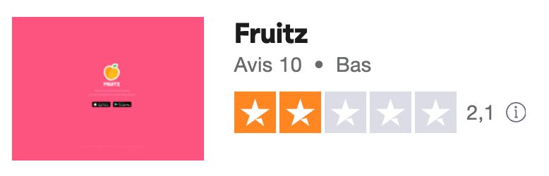 l'application fruitz pour faire des rencontres sans se prendre la tête